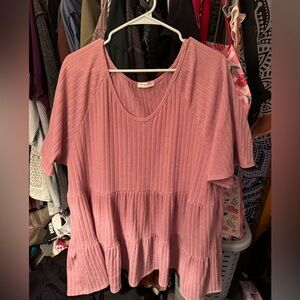Chic Soul Weekend Ritual Top, Pink
